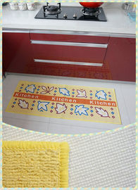 Il cotone riciclato ha personalizzato le stuoie del pavimento della cucina per la decorazione domestica